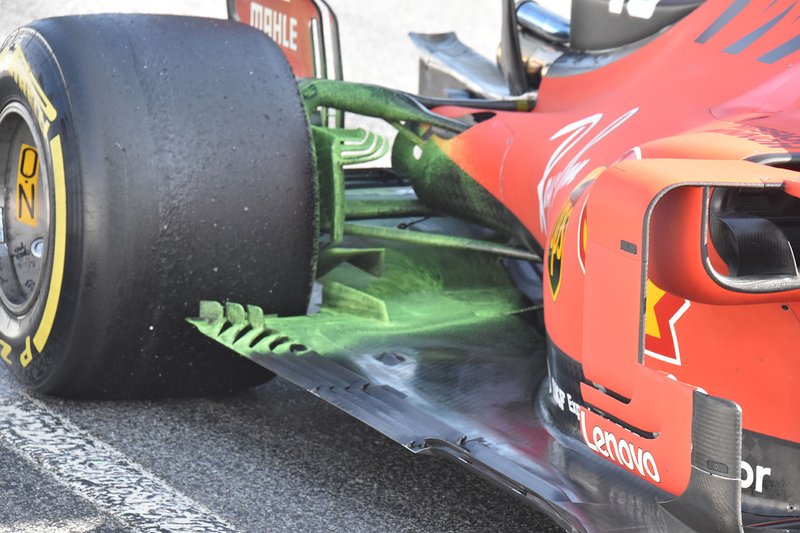 Ferrari SF90, dettaglio del fondo