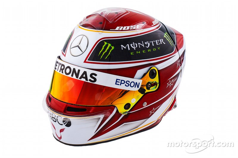 Casco de Lewis Hamilton Mercedes-AMG Petronas