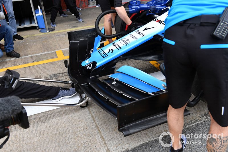 Nez et aileron avant de la Williams FW42