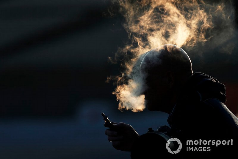 Vaporización del fotógrafo