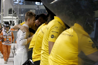 Nico Hulkenberg, Renault Sport F1 Team, dopo il ritiro dalla gara