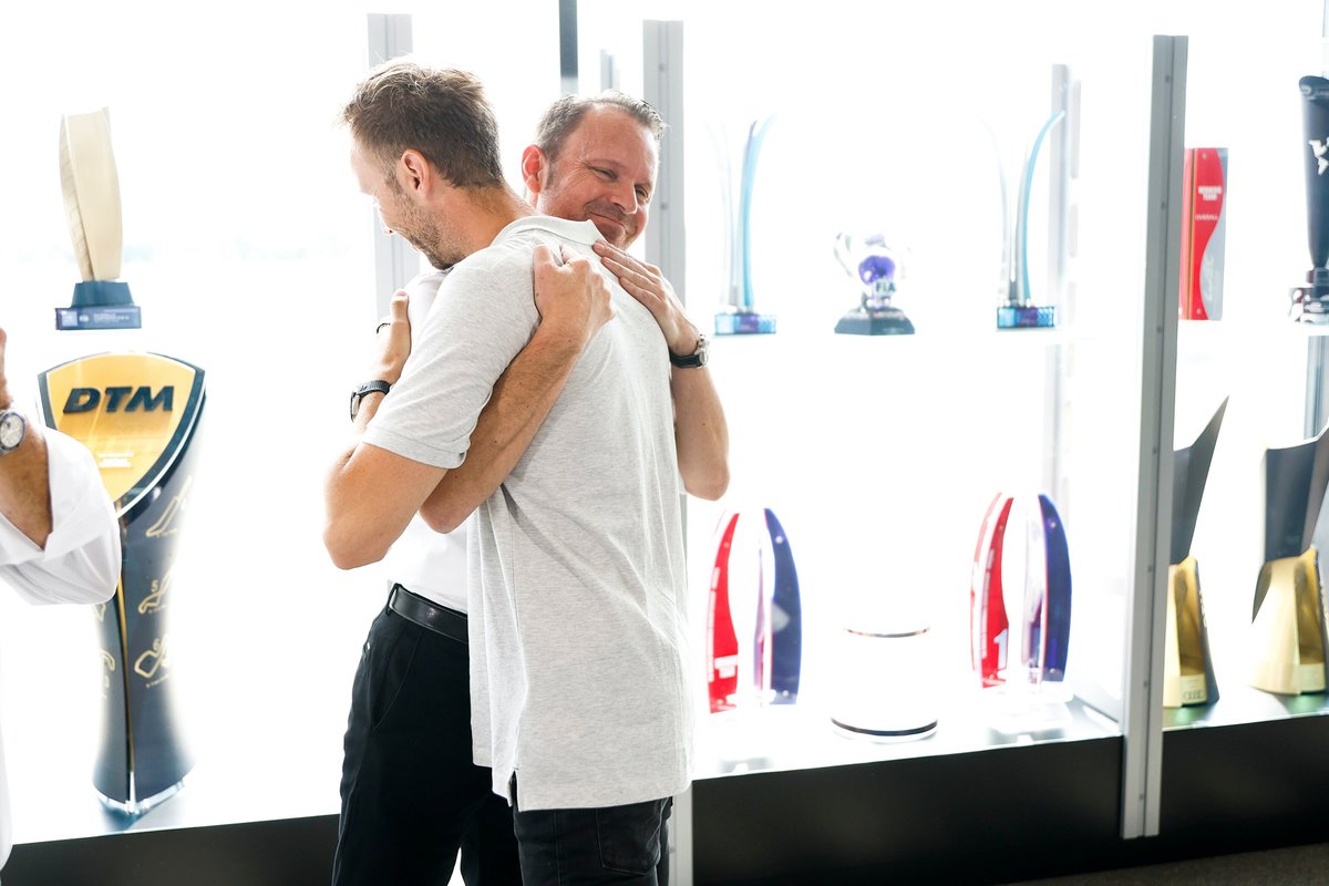 Rast received a fond farewell from Audi