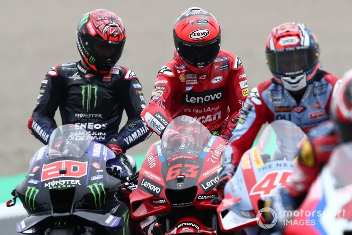 Fabio Quartararo, Yamaha Factory Racing, Francesco Bagnaia, equipo Ducati