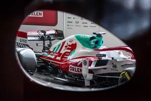 Decoración especial del Alfa Romeo C41 para el GP de Italia 