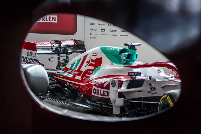 Pintura especial da Alfa Romeo para o GP da Itália de 2021