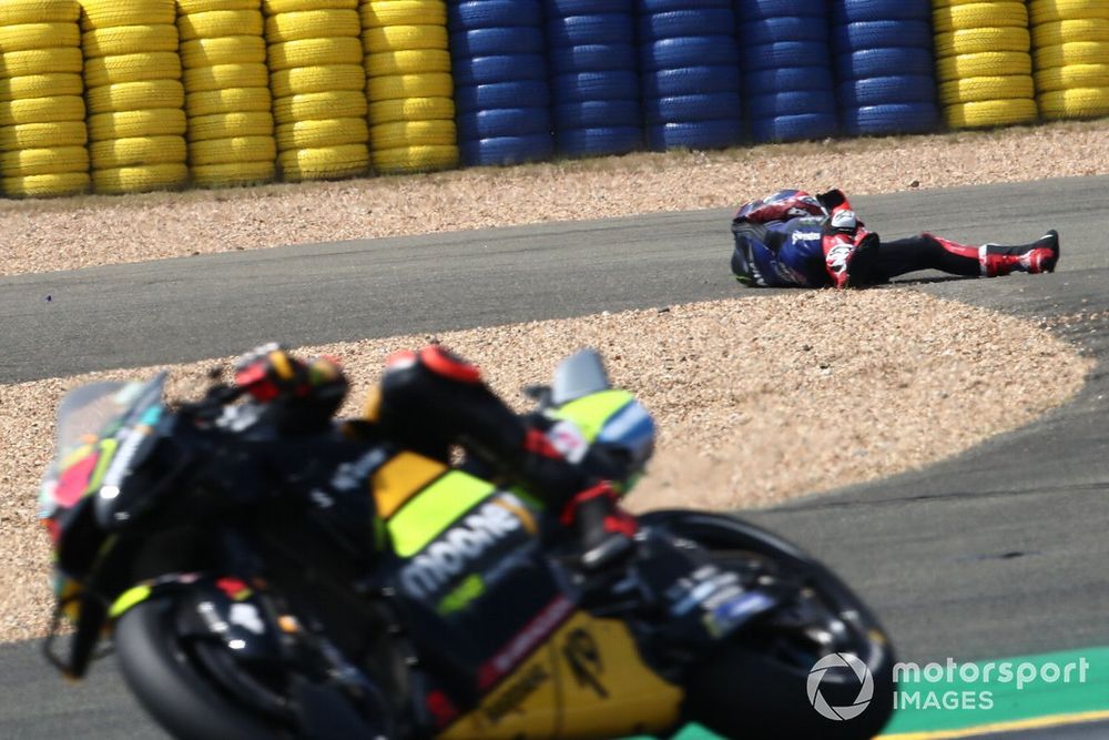 L'accident de Fabio Quartararo, Yamaha Factory Racing