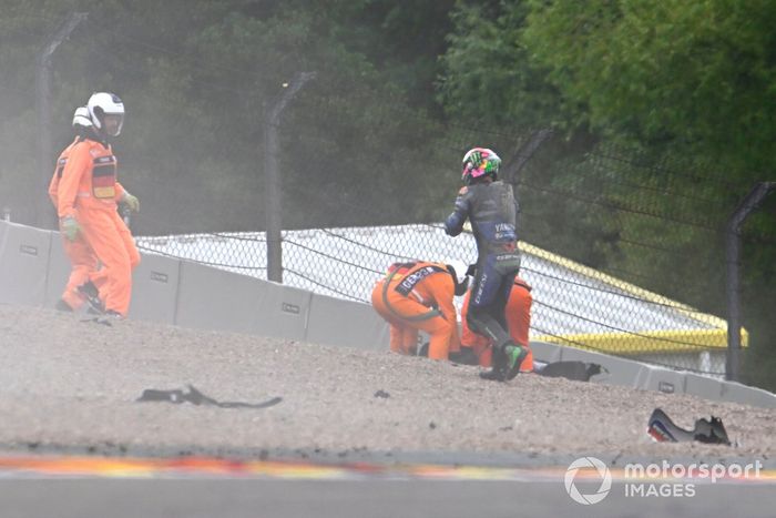 Caída de Franco Morbidelli, Yamaha Factory Racing