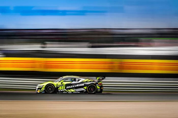 #46 Team WRT, Audi R8 LMS Evo II: Frédéric Vervisch, Valentino Rossi