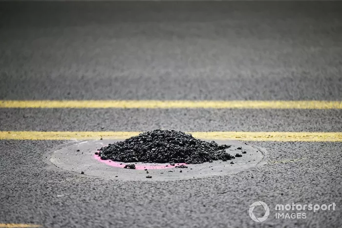 Reparaciones en curso de las arquetas del circuito