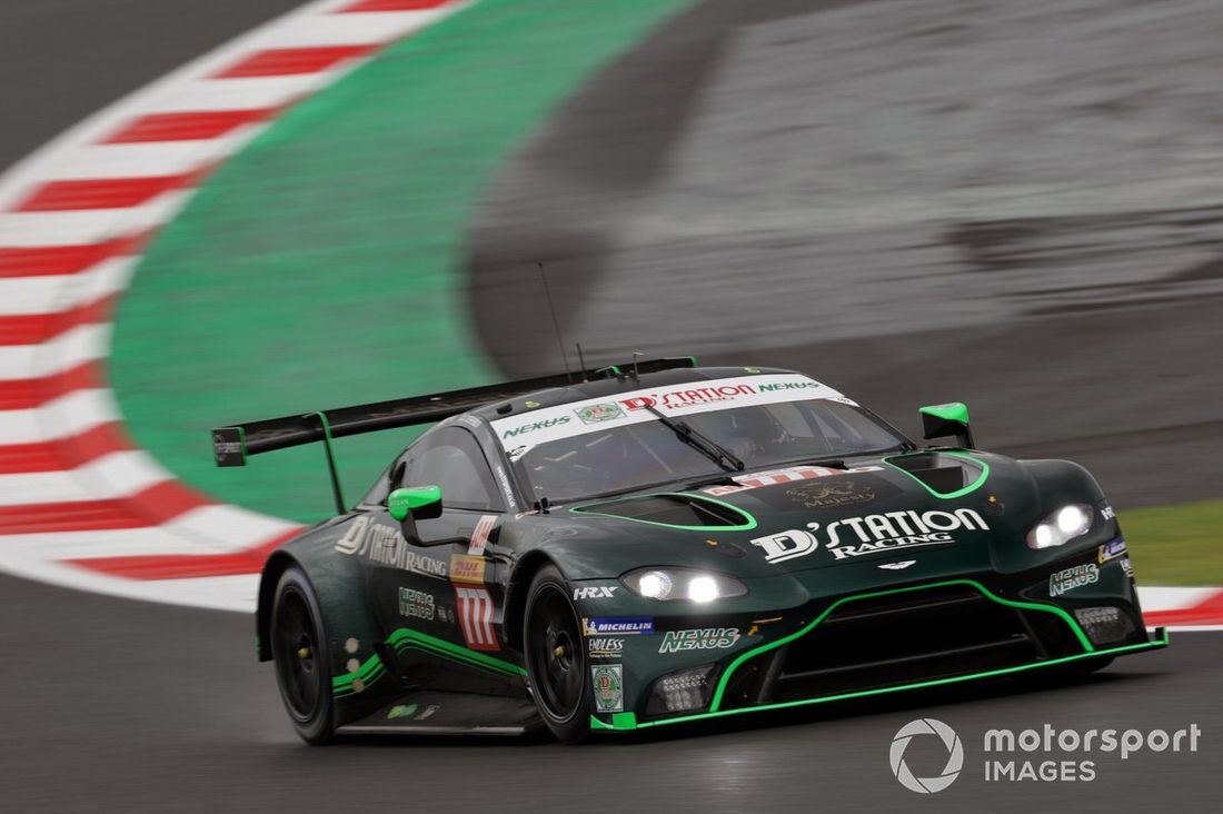 #777 D'Station Racing Aston Martin Vantage AMR: Satoshi Hoshino, Casper Stevenson, Tomonobu Fujii