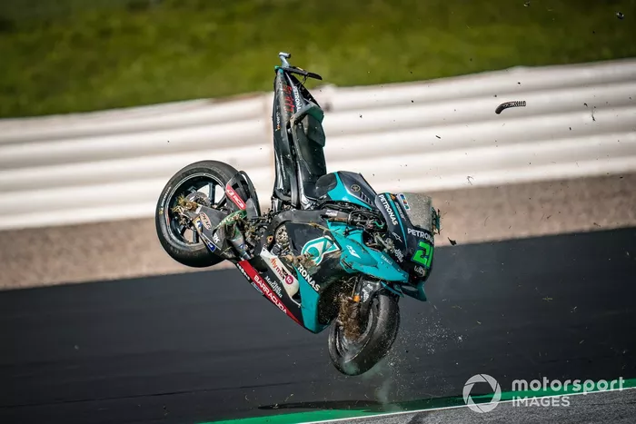 Accidente de Franco Morbidelli, Petronas Yamaha SRT