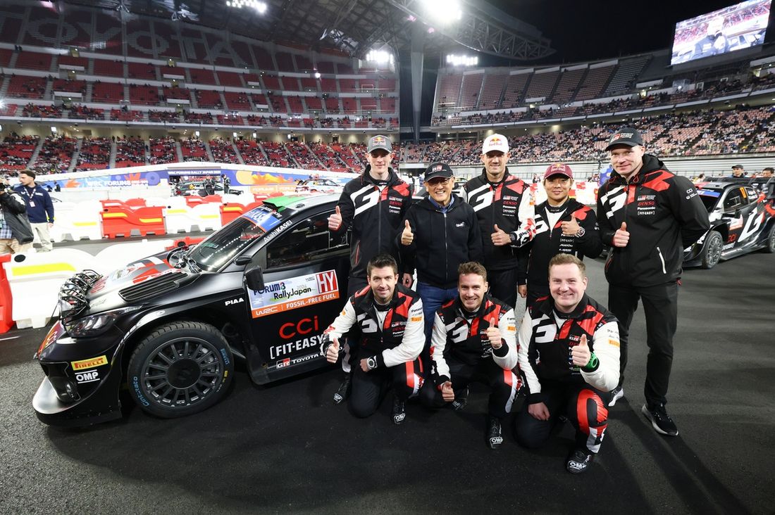 Elfyn Evans, Scott Martin, Toyota Gazoo Racing WRT Toyota GR Yaris Rally1, Sébastien Ogier, Vincent Landais, Toyota Gazoo Racing WRT Toyota GR Yaris Rally1, #18#, Jari-Matti Latvala, Team principal Toyota Gazoo Racing