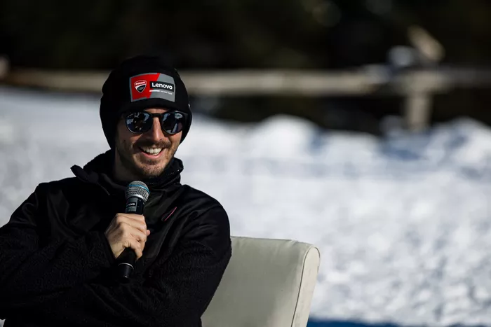 Champions On Track with Marc Marquez and Francesco Bagnaia, Ducati Team
