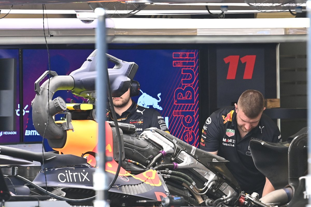 Motor del RB18 Red Bull Racing