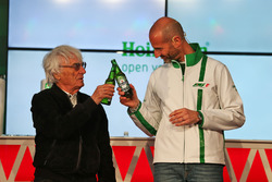 Bernie Ecclestone; Gianluca di Tondo, Marketingchef Heineken