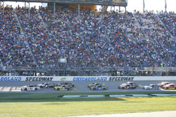 Restart: Ryan Blaney, Wood Brothers Racing, Ford, führt