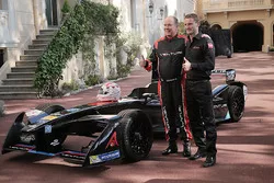 Principe Alberto II guida una Venturi Formula E