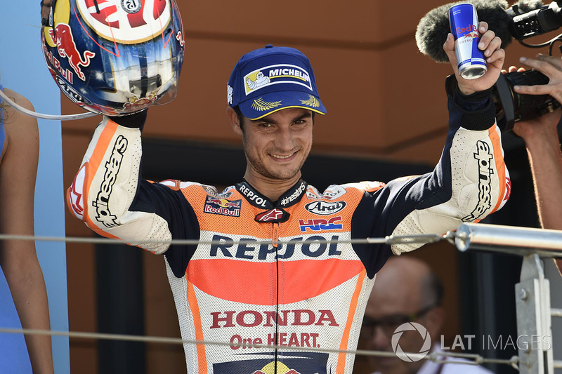 Podio: segundo Dani Pedrosa, Repsol Honda Team
