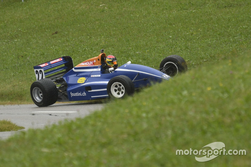 Robin Faustini, Reynard 92D-Cosworth, ACS, crash