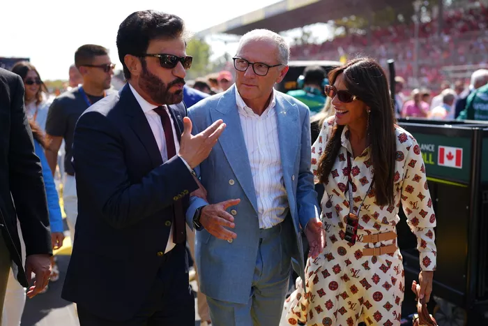 Mohammed Ben Sulayem, FIA President; Stefano Domenicali, Formula 1 President and CEO