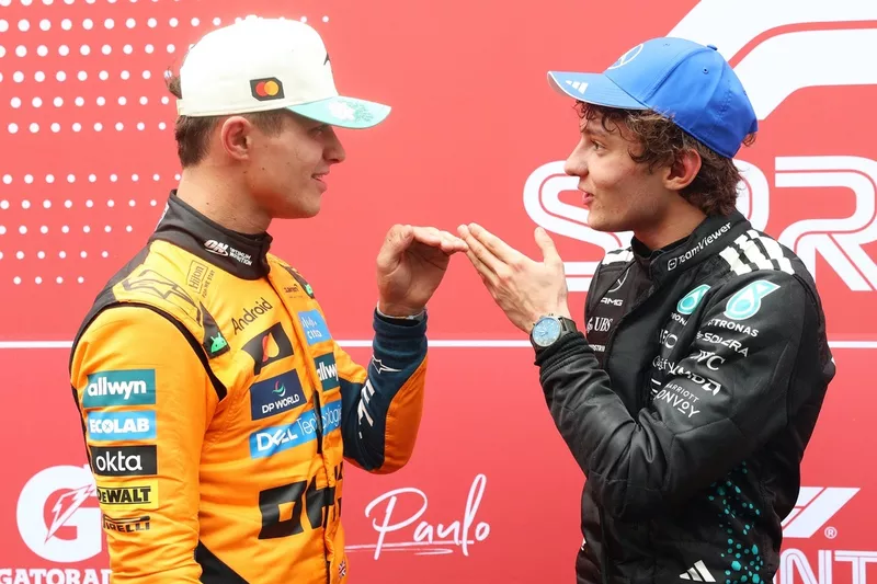 Lando Norris, McLaren, Andrea Kimi Antonelli, Mercedes