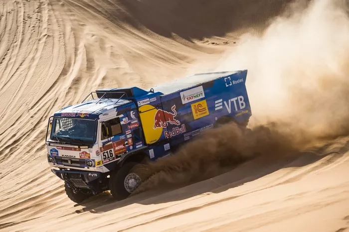 #516 Team KAMAZ Master: Anton Shibalov, Dmitrii Nikitin, Ivan Tatarinov