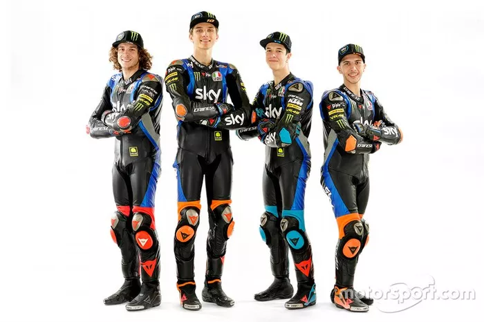 Luca Marin, Marco Bezzecchi, Celestino Vietti, Andrea Migno, Sky Racing Team VR46