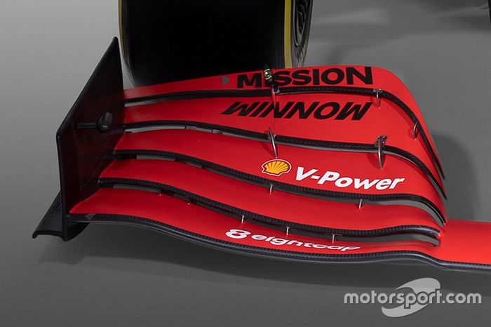 Ferrari SF1000 front wing detail  