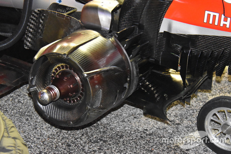 Freno trasero del Ferrari SF71H