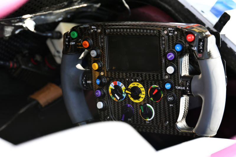 Racing Point Force India VJM11 steering wheel
