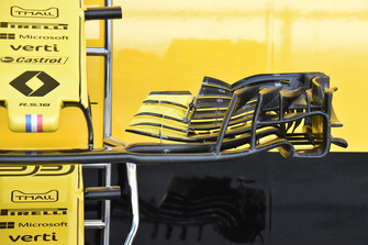 Renault F1 voorvleugel detail