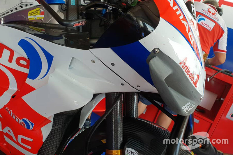 Danilo Petrucci, Pramac Racing fairing detail
