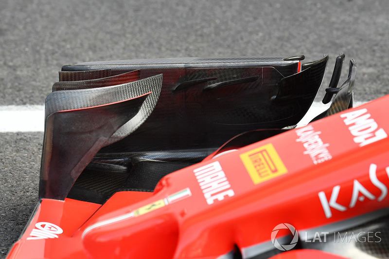 Ferrari SF71H front wing detail