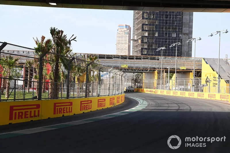 Jeddah Street Circuit corner 2 and 3 detail 
