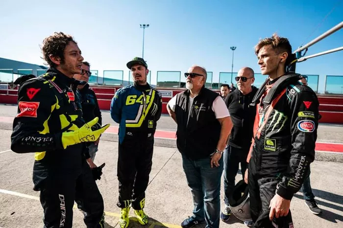 Valentino Rossi prueba el Kessel Racing Ferrari 488 GT3