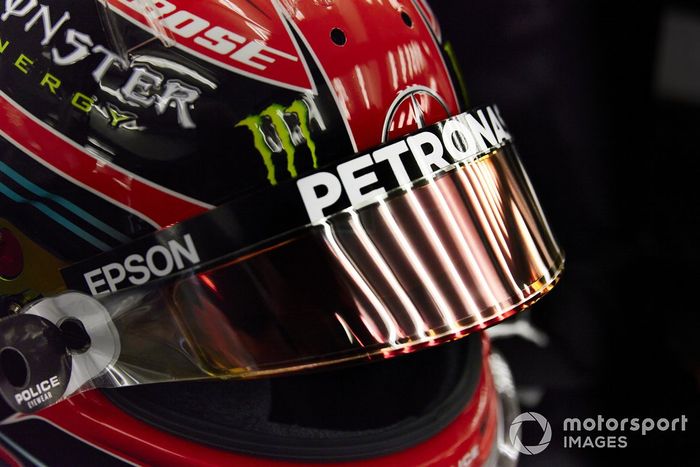 Casco de George Russell, Mercedes-AMG F1 