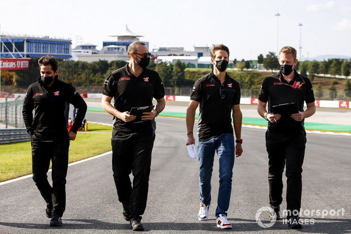Romain Grosjean, Haas F1, recorre la pista