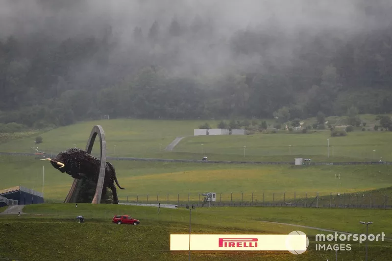 Fuerte lluvia en el Red Bull Ring