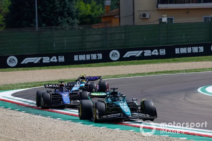 Lance Stroll, Aston Martin AMR24, Alex Albon, Williams FW46, Pierre Gasly, Alpine A524