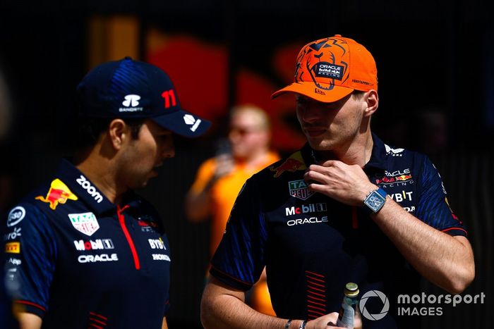 Max Verstappen, Red Bull Racing y Sergio Pérez, Red Bull Racing