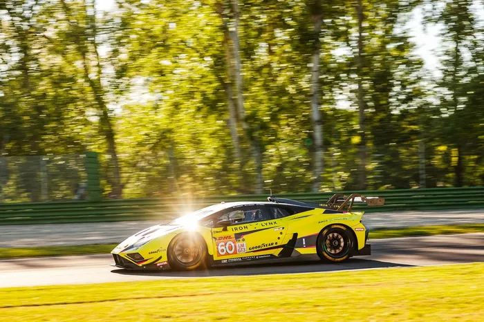 #60 Iron Lynx Lamborghini Huracan LMGT3 Evo2 : Claudio Schiavoni, Matteo Cressoni, Franck Perera