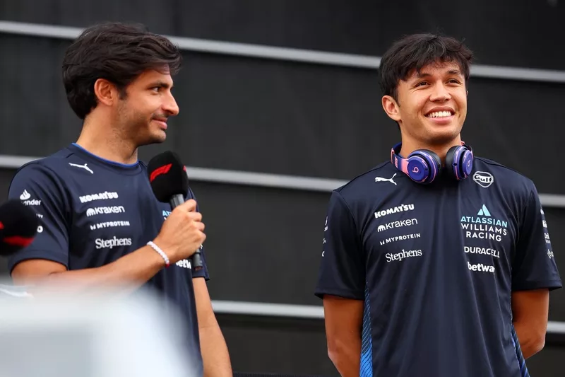 Carlos Sainz, Williams, Alexander Albon, Williams