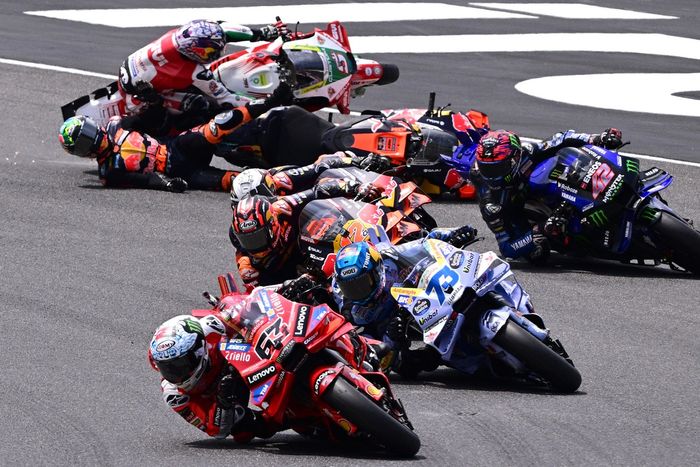 Johann Zarco, Team LCR Honda, Brad Binder, Red Bull KTM Factory Racing, Francesco Bagnaia, Ducati Team