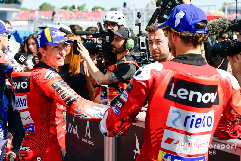 Francesco Bagnaia, Ducati Team, Marc Marquez, Ducati Team