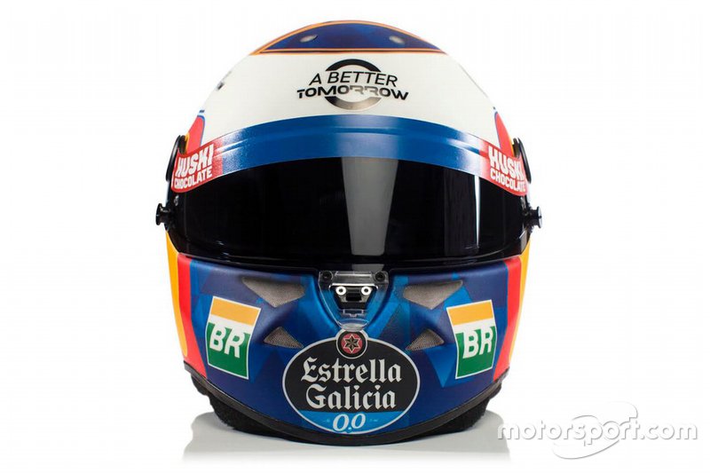 Helmet of Carlos Sainz Jr., McLaren