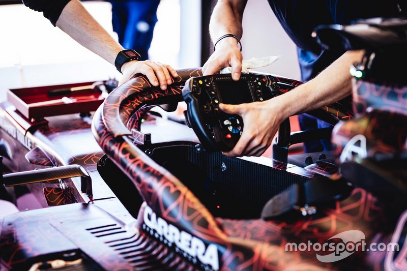 Le volant d'Alfa Romeo Racing
