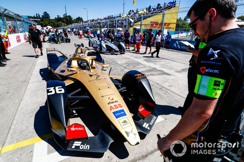 Andre Lotterer, DS TECHEETAH, DS E-Tense FE19, on the grid