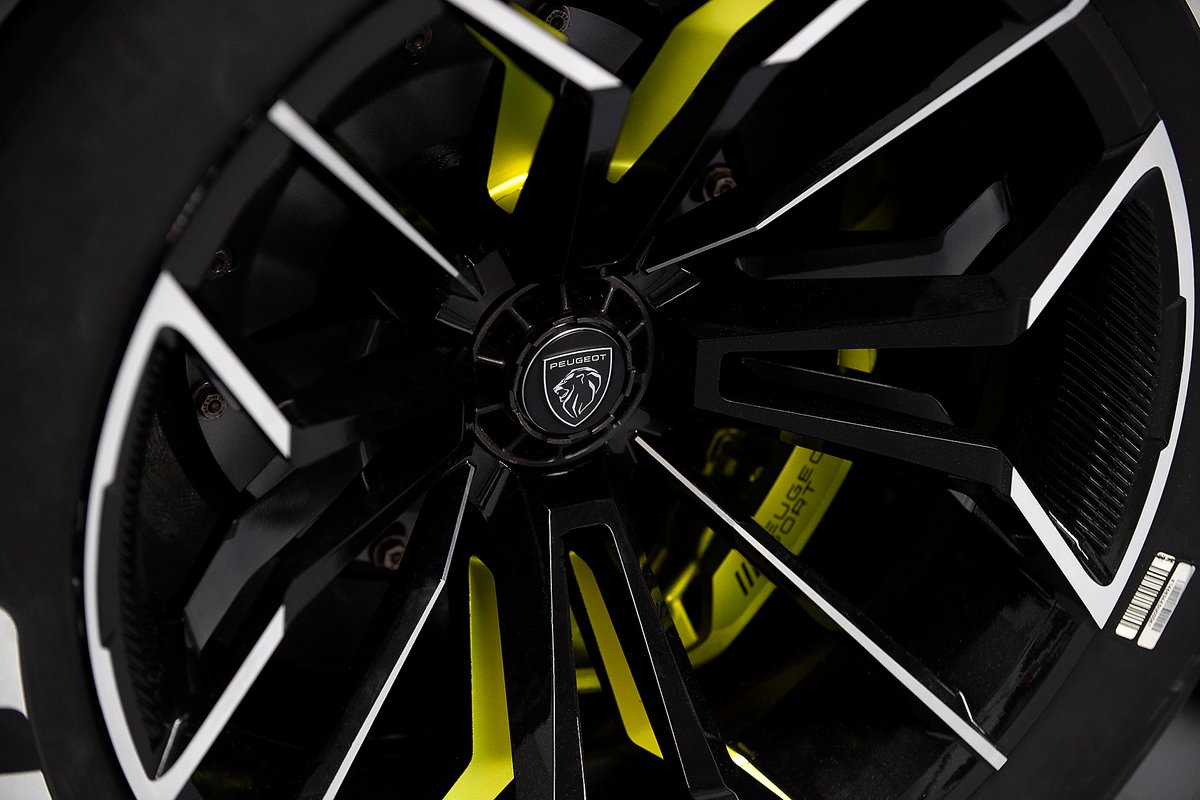 Detalle del Peugeot Hypercar 9X8