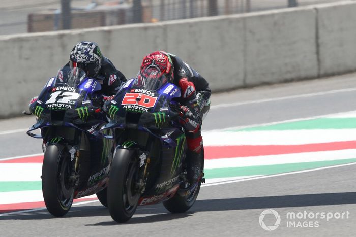 Maverick Viñales, Yamaha Factory Racing, Fabio Quartararo, Yamaha Factory Racing