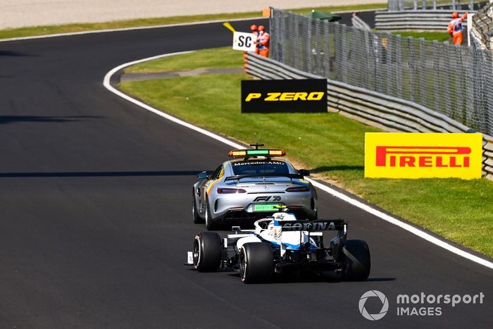 El Safety Car y Nicholas Latifi, Williams FW43